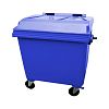 Lixeira container com rodas 1000 L / Azul