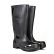 Bota PVC Calfor preta, cano longo, biqueira de composite